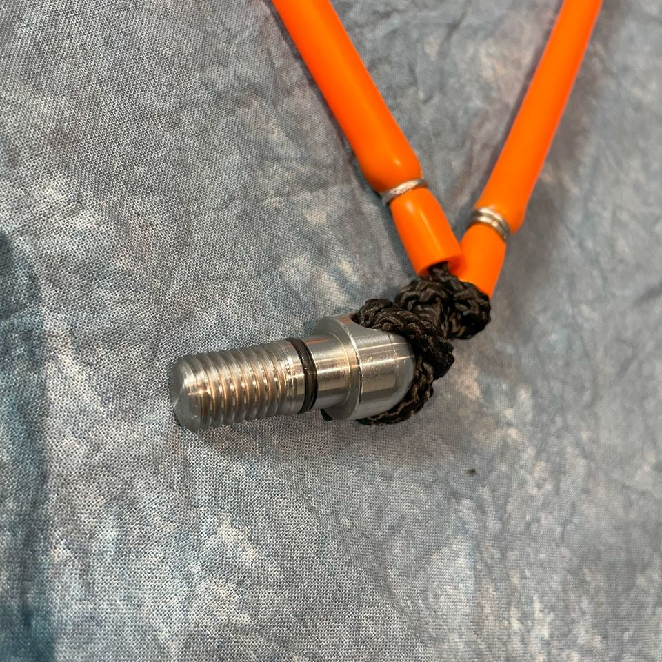 hand pole spear end with rubber